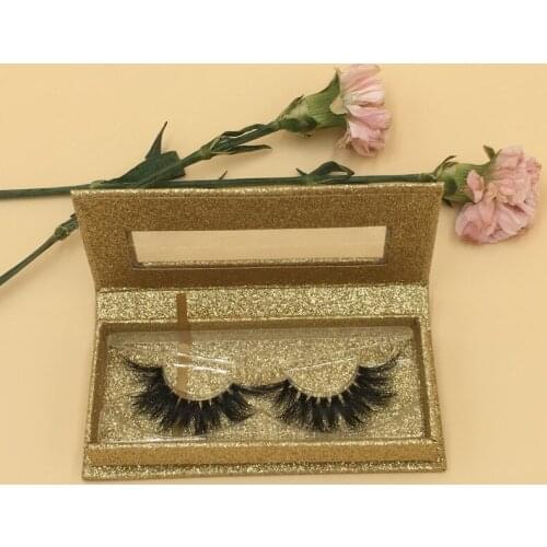 Strip Eyelashes Clear Band Lashes 6pairs per lot with Glitter Box Eyelash Natural Length Invisible Eye Lashes