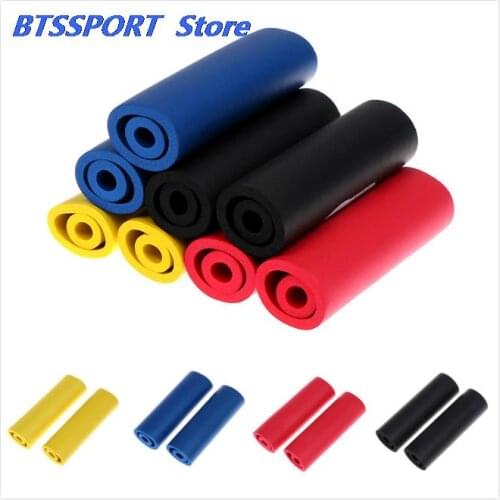 New 2Pcs/1pair Bike Racing Bicycle Handle Bar Foam Sponge Grip Cover Non-slip Soft Handlebar Bike Bar wholesale