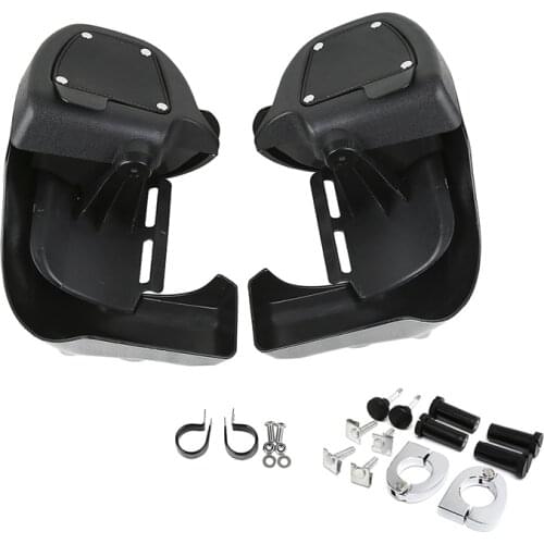 Lower Vented Leg Fairings / Hardware Clamps For Harley Touring Road King Electra Glide FLHR FLHT