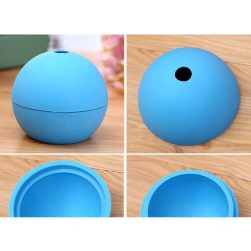 Single sphere silicone ice mold, whiskey ice making mold, silicone single hole round ice sphere mold