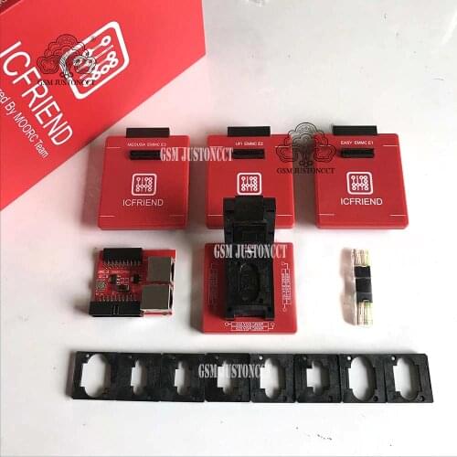 2020 ORIGINAL New moorc E-Socket MOORC E MATE PRO BOX E-MATE X EMMC BGA 13 IN 1 SUPPORT 100 136 168 153 169 162 186 221 529 254