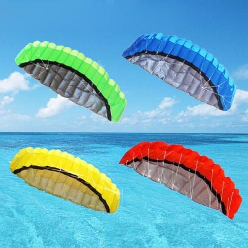 2.5m Dual Line Parachute Kite Software Paragliding Beach Stunt Kitesurf Outdoor Sport Nylon Kites Toys For Adult Holiday Gifts
