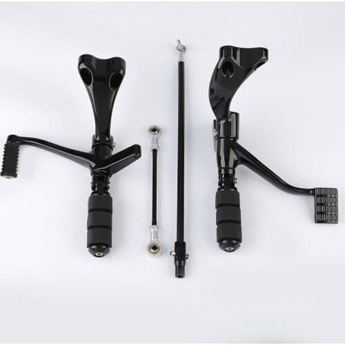Motorcycle Forward Control Foot Pegs Lever Linkage For Harley Sportster XL 883 1200 2014-2020