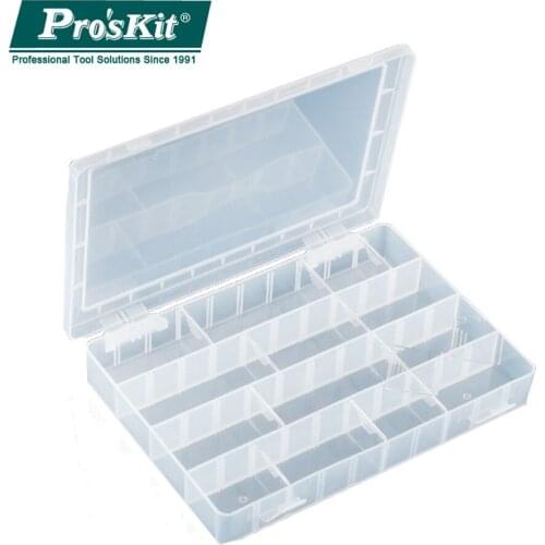 Proskit 203-132H Multi-purpose Case Plastic Shockproof Component Storage Box Electrician Tool Box Component Storage Case
