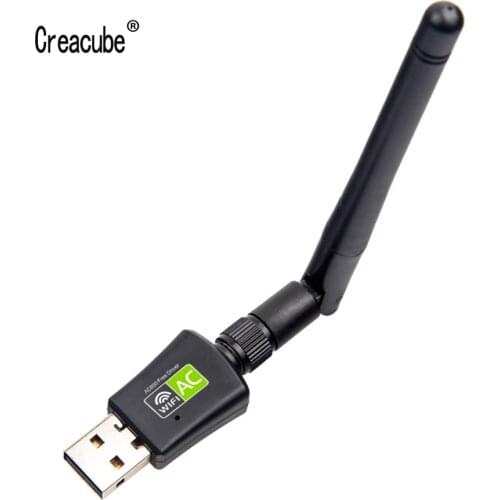 Creacube Free drive USB Wifi Adapter Driver Free Wireless Wi-Fi USB Dongle Network Card Wi Fi Receiver Lan Ethernet Card For PC