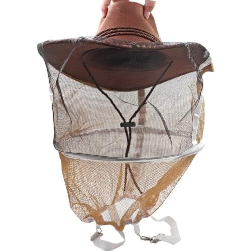 1pcs Beekeeping Hat Anti Bee Hat Protective Net Beekeeping Protective Supplies Protection Beekeeper Cowboy Beekeeping Equipments