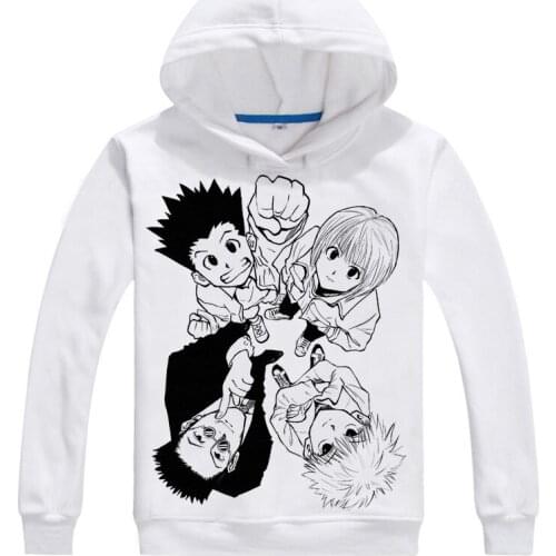 Hunter X Hunter hoodie GON FREECSS Killua Zoldyck Kurapika Japan Anime Coat Hoodie Cool COMICS Unisex Fashion Sweatershirt