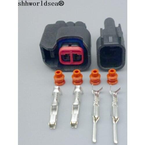 Worldgolden 2pin 1.5mm male female waterproof housing plug wire electrical horn nozze plug connector 7283-5967-30