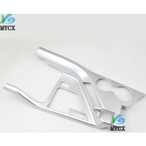 1 Set Luxurious ABS Chrome Gear Shift Knob Sticker Panel Frame Protector Cover Trim For KIA KX7 2017 Exterior Car Styling