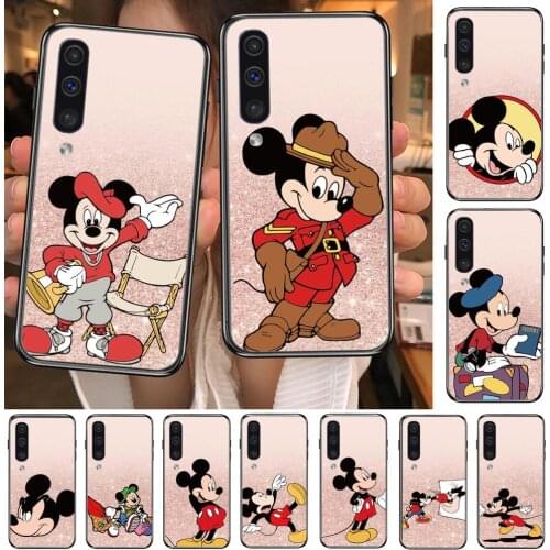Disney Cartoon Mouse Phone cover hull For SamSung Galaxy S 8 9 10 20 21 S30 Plus Edge E S20fe 5G Lite Ultra black soft