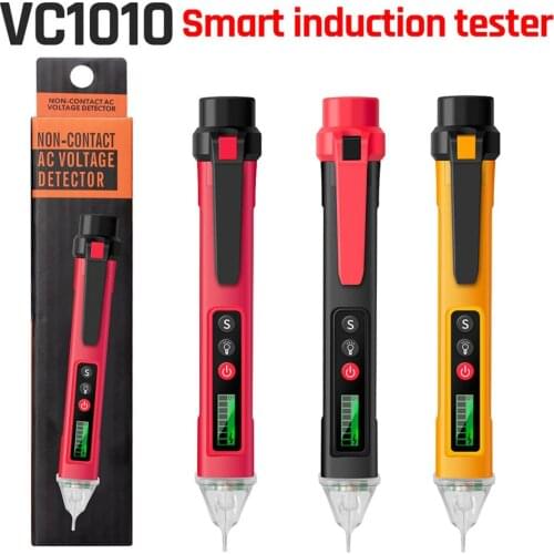 VC1010 Digital AC/DC Voltage Detectors 12-1000V Smart Non-Contact Tester Pen Meter Electric Sensor Test Pencil