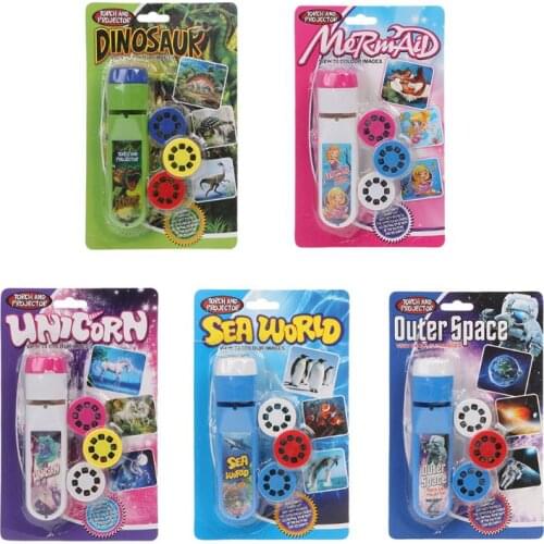 Dinosaur Sea Projector Kids Baby Toy Sleeping Story Flashlight Star Lamp Light-up Toy