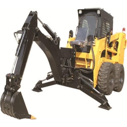 SY65 Diesel Engine Mini Front Loader Hydraulic Control Wheel Skid Steer