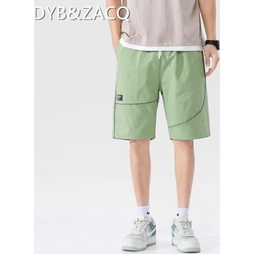 DYB&ZACQ Mens Summer 2021 Trend with Thin, Loose, Straight Pants Cargo Pants Joggers Men Black Pants Men M-4XL