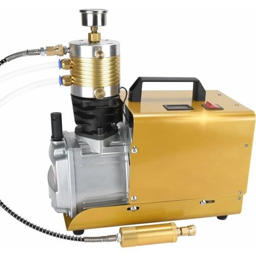 Electric air pump with set pressure automatic stop electric 30MPa 300 bar 4500psi PCP pump air compressor