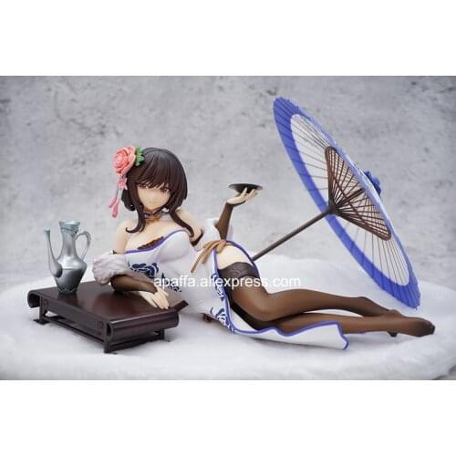 18cm Zhaojun Yuhuan Sexy Anime Figure Dai-Yu Action Figure Original Series Four Great Beauties in China Yuhuan Yang Figurine Toy