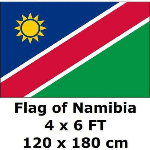 Namibia Flag 120 x 180 cm 100D Polyester Large Big Namibian Flags And Banners National Flag Country Banner