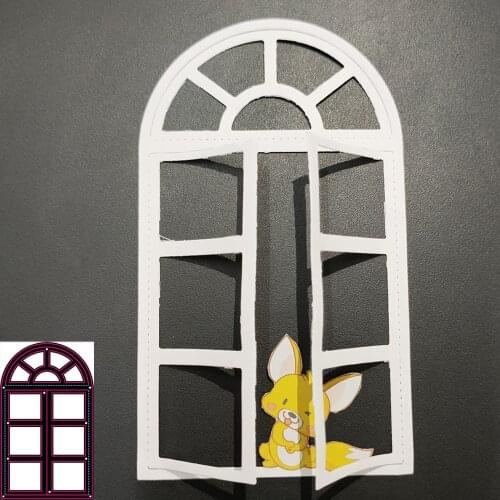 New Stereoscopic window metal cutting mould pattern scrapbook die embossing DIY handicraft paper card photo album metal