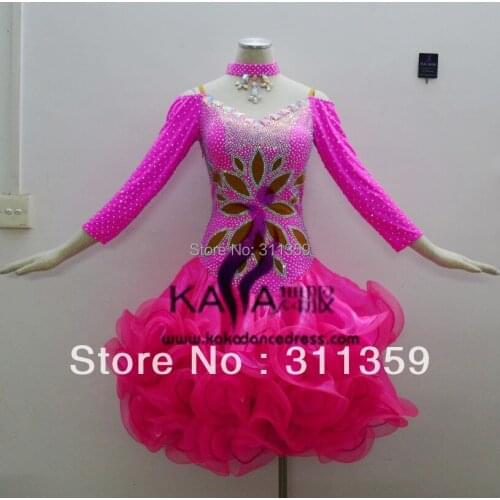 New Style!KAKA-L140205,Women Latin Dance Wear,Fringe Salsa Dress Tango Samba Rumba Chacha Dress,Latin Dance Dress For sale