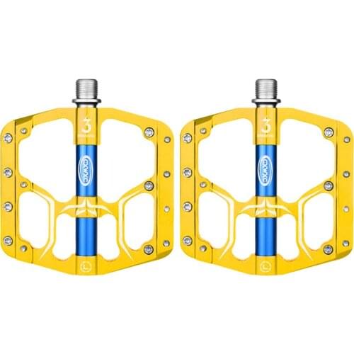 Wide Flat Bike Pedals MTB Road Bicycle 3 Sealed Bearings CNC Magnesium Alloy Riding Pedals Mountain Bike Cycling Accessories