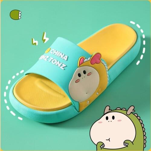 Summer Slippers Women Men Sandal Cute Shoes Non-Slip Thick Sole Flip Flops Bathroom Home Indoor Beach Pool Female Couple Slides