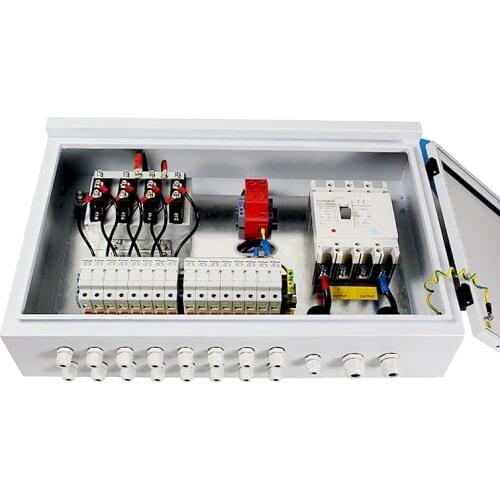 Solar pv string combiner box 6in 1way