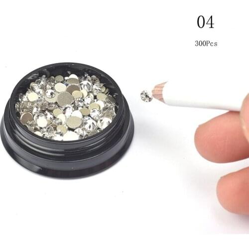 Swarovsky Multi-size Rhinestones For Nail Art Glass Nail Crystal Rhinestone Nail Art Decorations Crystals Strass Charms