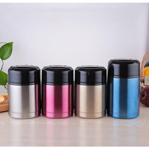 1000ml stainless steel thermos lunch box for hot food with containers 800ml Vacuum Flasks Thermoses thermo mug thermocup