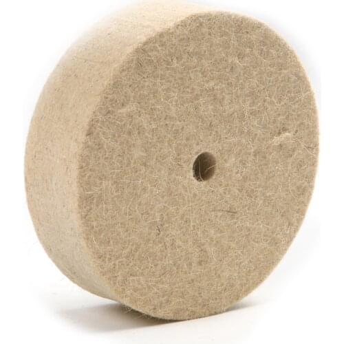 100mm 4 inch Thick Wool Felt Polisher Buffing Pad Grinding Disc Polishing Wheel