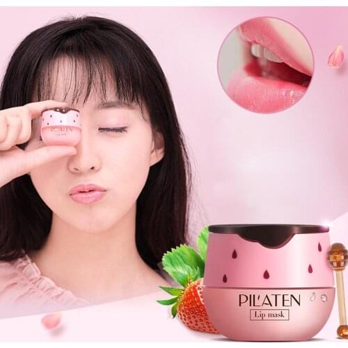 Lip Makeup Care Lip Balm Moisturizing And Anti-Chapped Good Night Lips Mask Nourishing Lipstick Base Fades Lip Lines & Brush