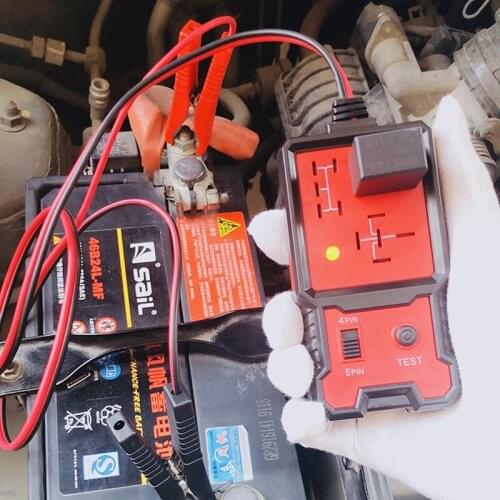 Universal 12V Car Relay Detector LED Indicator Light Car Battery Checker Automotive Electronic Relay Tester Voltage Tester