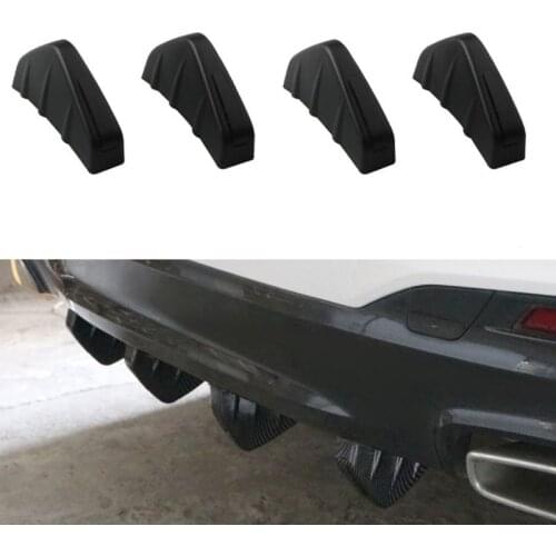 4PCS Universal Car Rear Bumper Lip Spoiler Diffuser Car-Styling for Nissan Teana X-Trail Qashqai Livina Sylphy Tiida Sunny