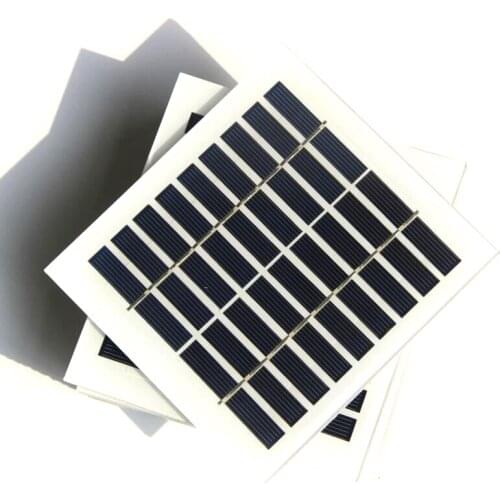 BUHESHUI 2W 9V Solar Panel Charger For 6V Battery Solar Cell Module Glass Polycrystalline 135*125MM 5pcs Free Shipping
