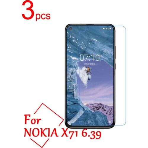 3pcs Ultra Clear/Matte/Nano anti-Explosion For NOKIA X71 LCD Screen Protector Cover For NOKIA X71 6.39in Protective Film