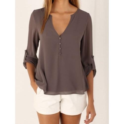 2021 spring t-shirts women clothing V-neck blouse high quality pullovers woman shirt plus size female tops clothes dropshipping