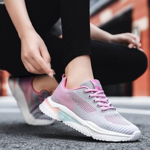 Ladies Shoes, Sports Shoes, Casual Shoes, Breathable and Comfortable, 2021 New Walking and Running Lightweight Mesh Tennis