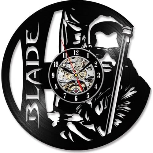 Famous Japanese Story Vinyl Record Wall Clock Modern Design 3D Stickers Movie Theme Clocks Hanging Wall Clock Watch Home Decor