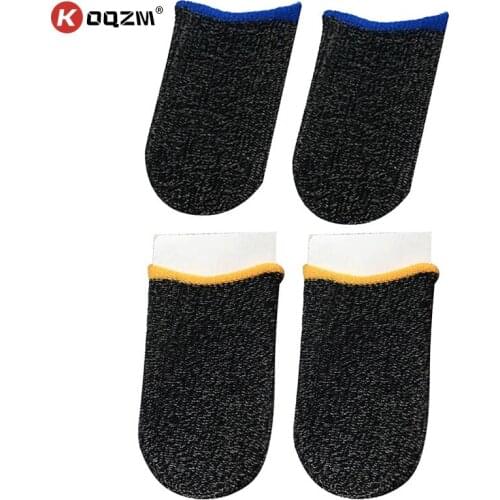 1pair Gaming Finger Sleeve Breathable Fingertips For Mobile Games Touch Screen Finger Cover Sensitive Mobile Touch