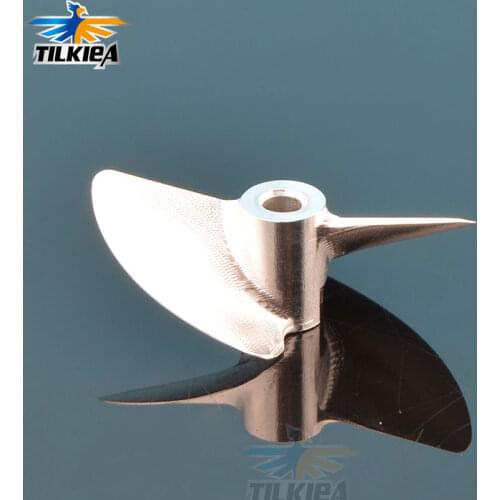 1pcs Rc Boat Aluminum Alloy Propeller Ft012 Metal Propeller D30mm ID3mm CNC Screw For Rc Ft 012 Boat Spare Parts Upgrade Parts