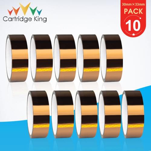 10PK 30mm*33m High Temperature Heat Resistant Insulating Tape Adhesive Insulating Tape 3D Printing Board Protection