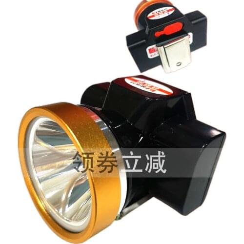 8318 bright headlight glare lithium rechargeable long-range dedicated underground mine lamp hardhat