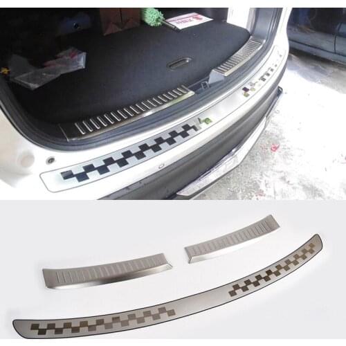 Abaiwai Stainless Steel Rearguards Tail Rear Sill Trunk Bumper Trim Pedal For Mazda CX-5 CX5 2012 2013 2014 2015 Car-Styling