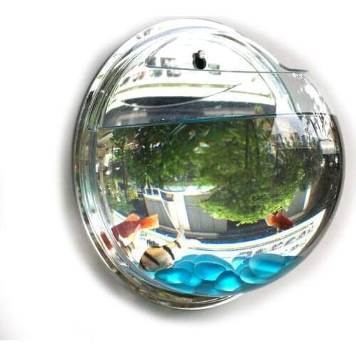 16%,Promotion Acrylic Fish Bowl Wall Hanging Aquarium Tank Aquatic Pet Supplies Pet Products Wall Mount Fish Tank for Betta fish