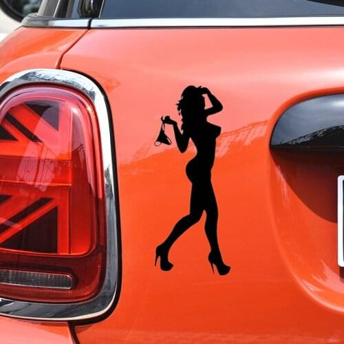 Car Stickers Sexy Beauty Funny Creative Decals For Windshiled Auto Tuning Styling Vinyls 17cm 25cm D10