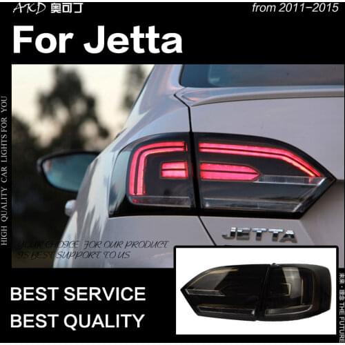Car Styling Tail Lamp for Jetta Tail Lights 2011-2014 Jetta Mk6 LED Tail Light DRL Turn Signal Brake Reverse auto Accessories