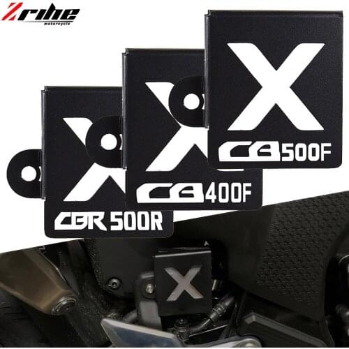 For Honda CB500X CBR500R CB500F CB 500X 500F 400X 400F CB400X 400F Motorcycle Rear Brake Fluid Reservoir Cover Protective Gurad