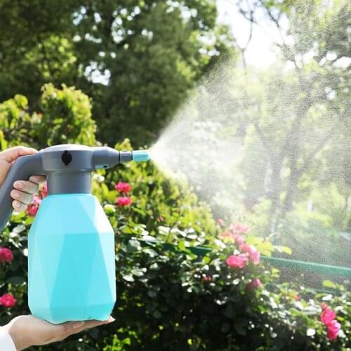 2 L Electric Garden Sprayer Automatic Plant Mister Spray Bottle For House Flower Indoor Handheld Watering Can Spritzer Tool