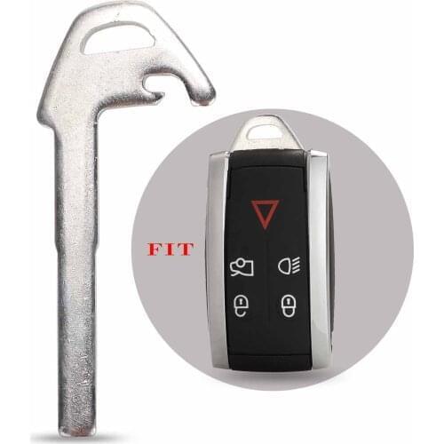 Kutery Remote Car Smart Key Keyless Emergency Insert Uncut Blade Blank For Volvo S60 S80 XC70 XC90 X S-Type XF XK XKR