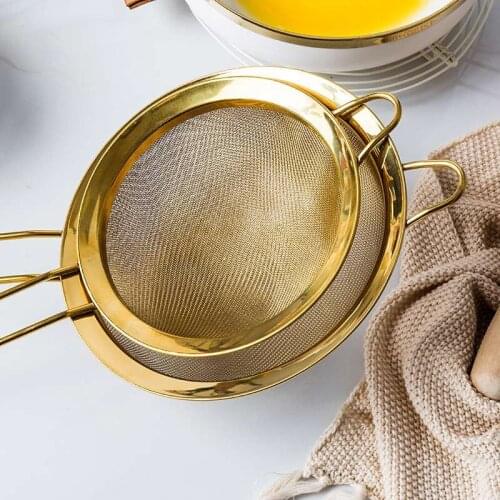 Kitchen Filter Spoon Multi-functional Stainless Steel Fine Mesh Wire Oil Skimmer Strainer Fried Food Mesh Kitchen Cook Gadgets