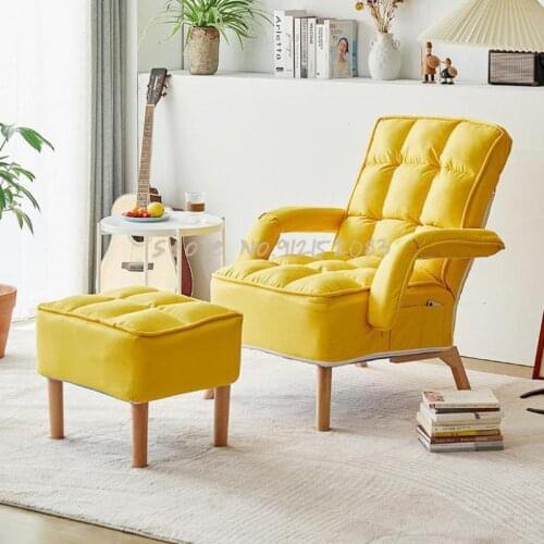 Lazy sofa tatami living room bedroom balcony single small apartment sofa net red recliner reclining chair